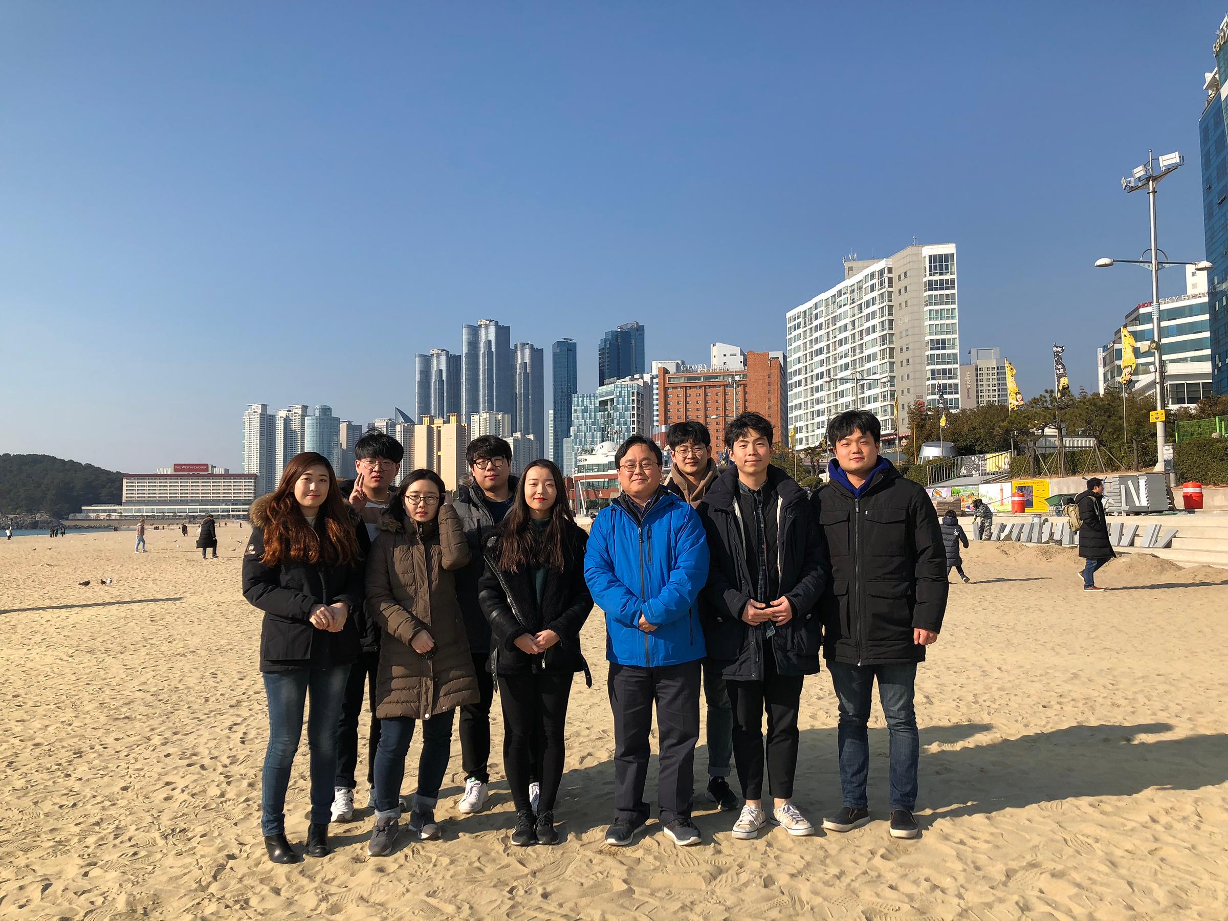 In Busan, Jan, 2018